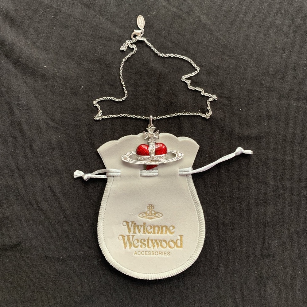 Vivienne Westwood Heart Orb Necklace